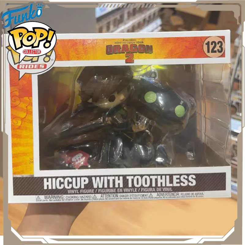 

Funko Pop Original How To Train Your Dragon Anime Figure Toothless Hiccup Action Figure Toys for Boys Girls Kids Gift Model
