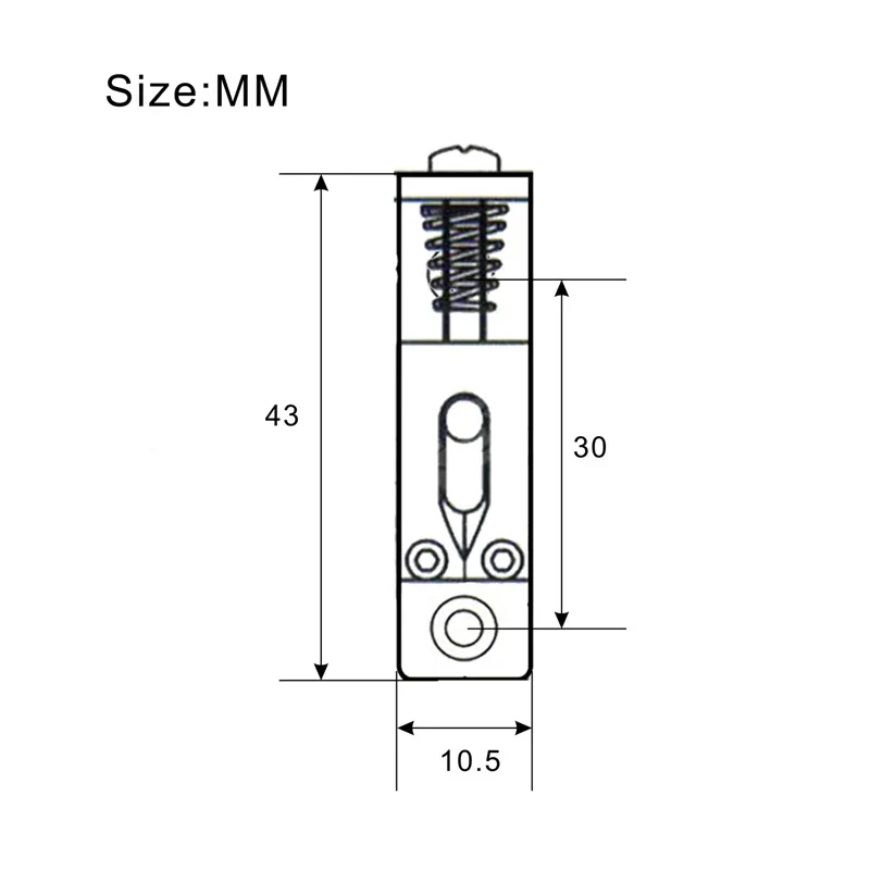 10 Uds. Puente de guitarra individual individual de lujo 43*10,5mm con tornillo de llave para 3/4/5/6/7/8 cuerdas caja de cigarros para guitarra piezas Banjo