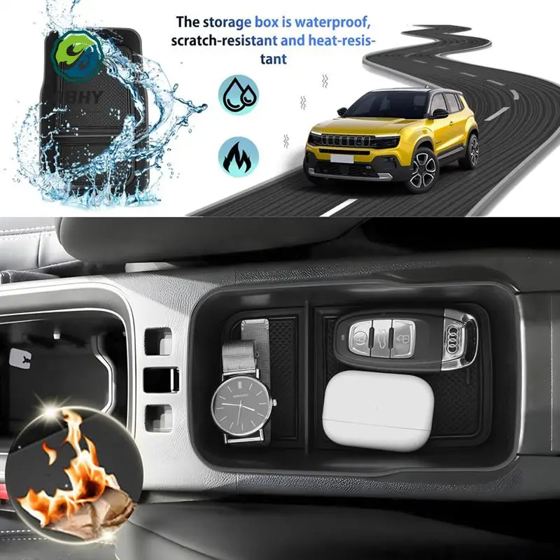 

ABHY-Centre Console Organiser Armrest Storage Box Tray For Jeep Avenger EV 2023 2024 Glove Box Interior Accessories