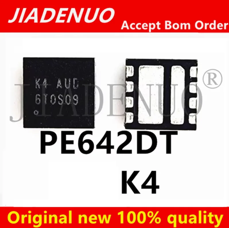 (5-10 piece)100% New PE642DT Silk Screen K4 AUD VUF K4 Beginning QFN8 Chipset