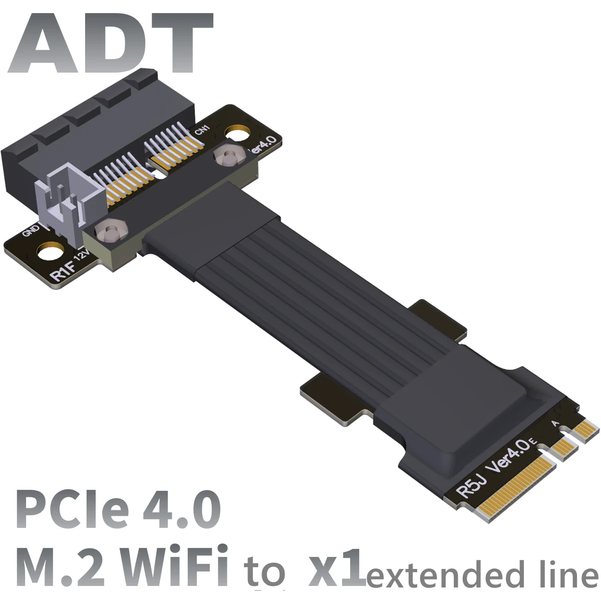 

M.2 WiFi A. E key interface adapter extension cable supports pcie4.0 x1 PCIe4.0x1 gen4 8G/bps