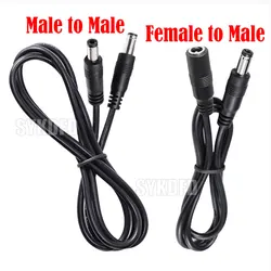 1Pcs 12V Video Surveillancer Extension Cable Jack Socket To 5.5x2.1mm 5.5x2.5mm Male Female Plug For CCTV Camera  Extension Cord