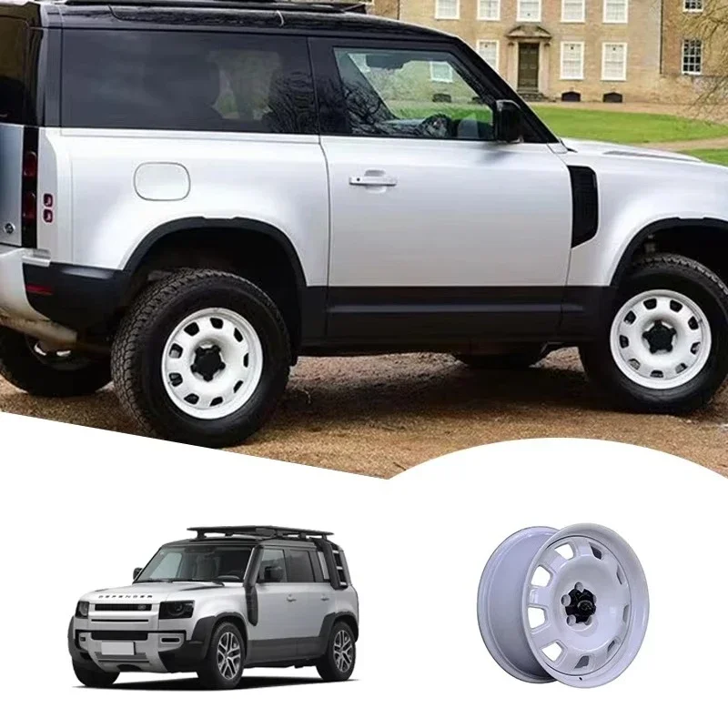 Wheel Rims White Car Rims Protection Hub Vehicle Aluminum Alloy Car Rims for Land Rover Defender 2021 2022 2023