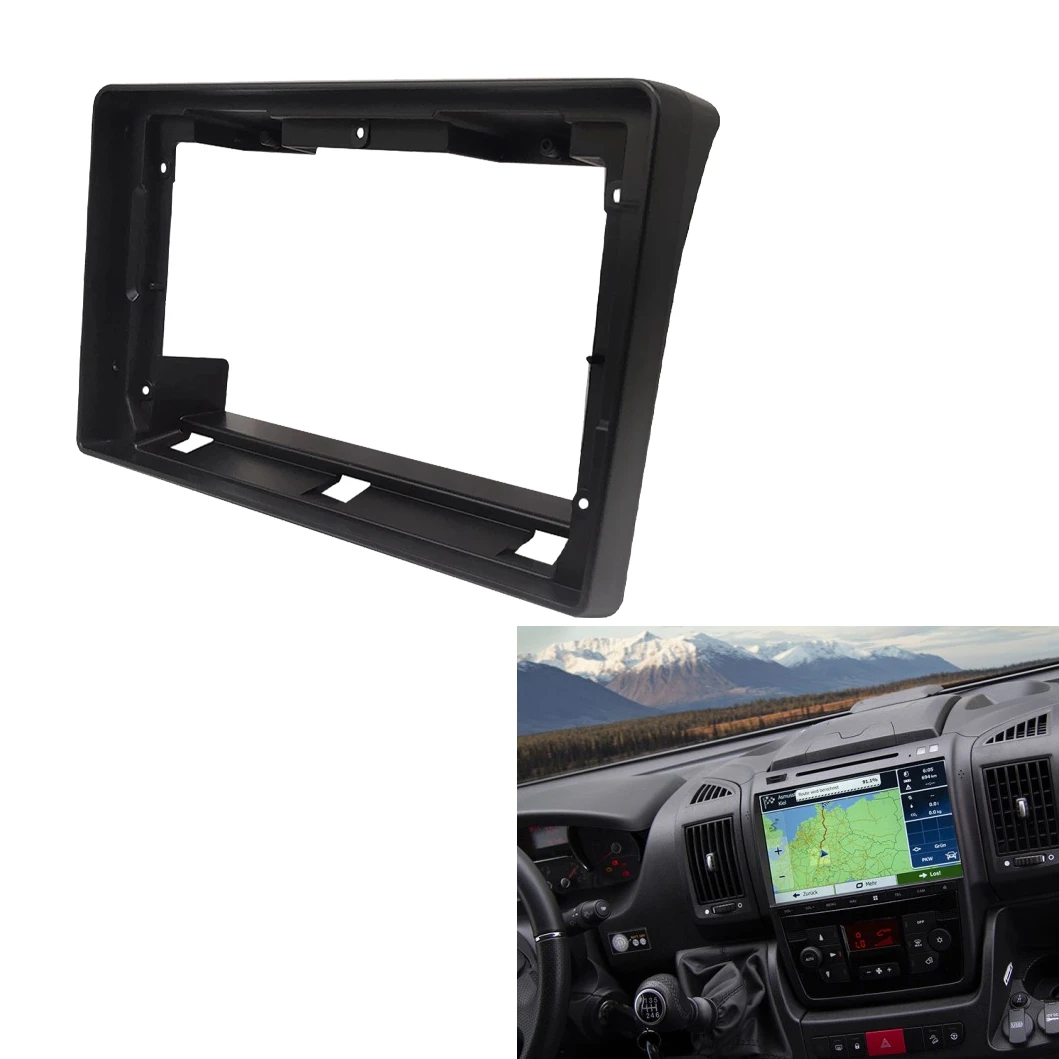 Radio de coche 2Din Fascia para Citroen Jumper/Peugeot Boxer/FIAT Ducato 2006 + DVD estéreo marco adaptador de placa tablero de montaje