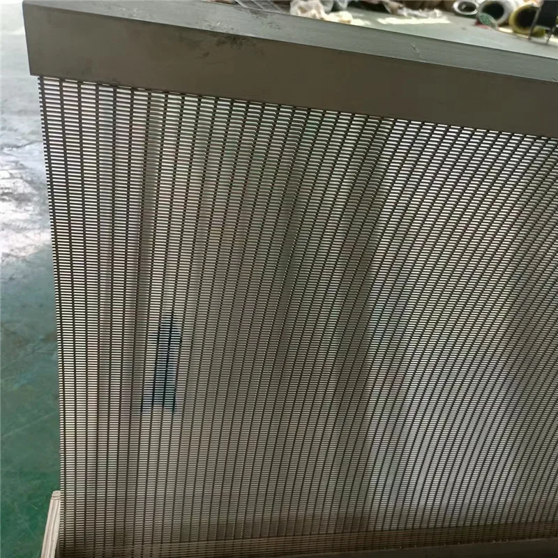 stainless steel 316L rundown wedge wire curved bend screens