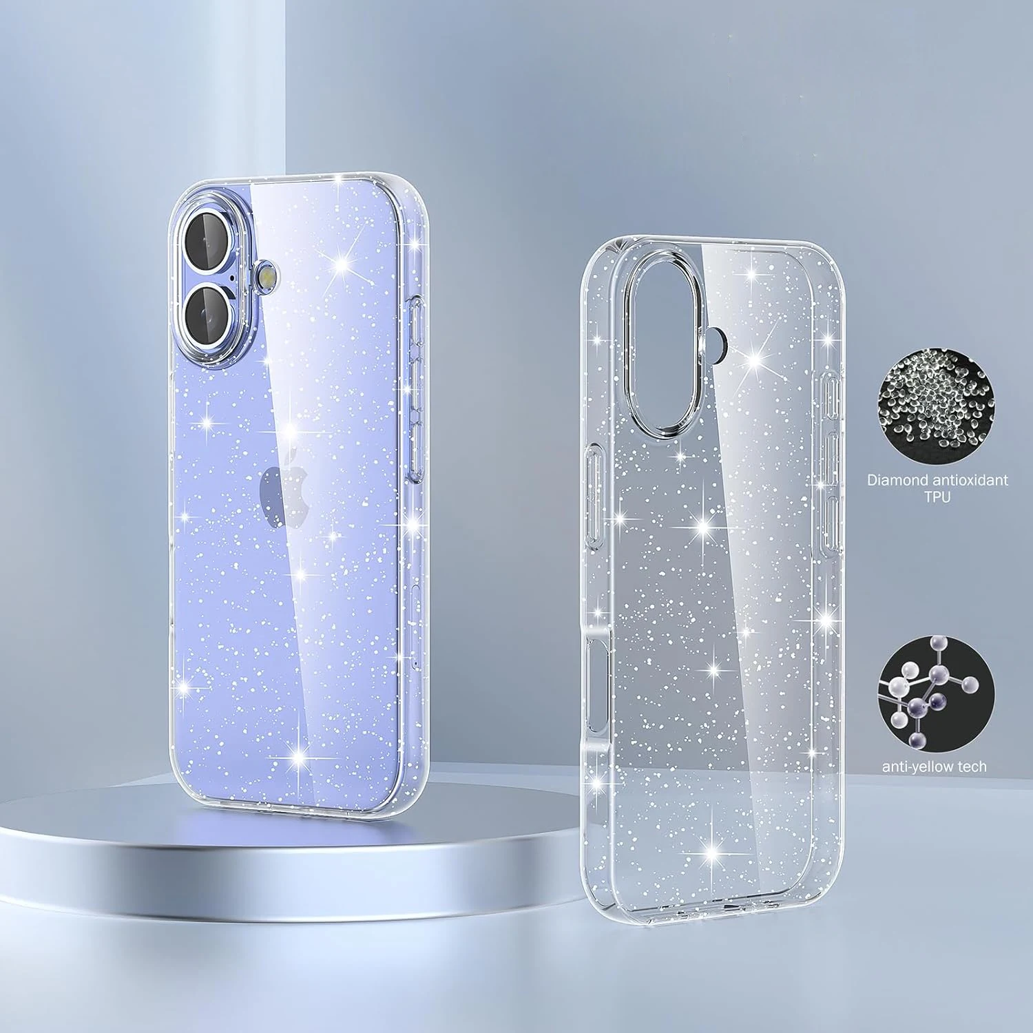 Camera Lens Protector Cover Glitter Case For iPhone 16 Pro Max 15 Plus 14 13 Mini 12 11 Protection Women Girls Phone Accessories