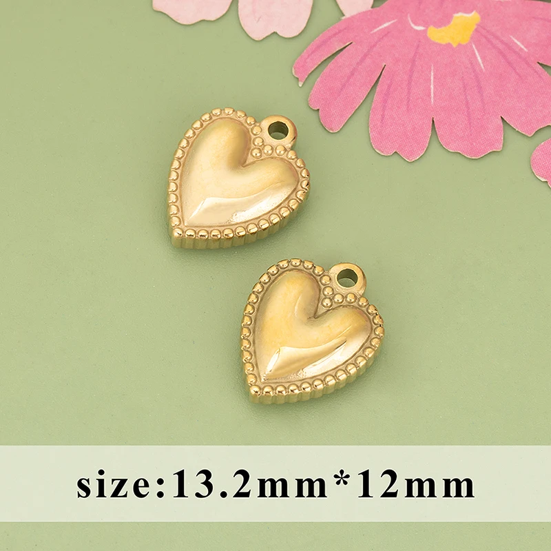 assoonas MF07, Schmuckzubehör, 316L-Edelstahl, nickelfrei, handgefertigt, Anhänger, Schmuckherstellung, DIY-Anhänger, 4 Stück/Set. – Detail 1
