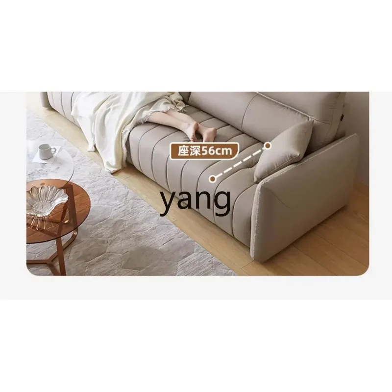 CX  piano key sofa cat scratching skin living room small apartment modern simple light luxury straight row fabric sofa