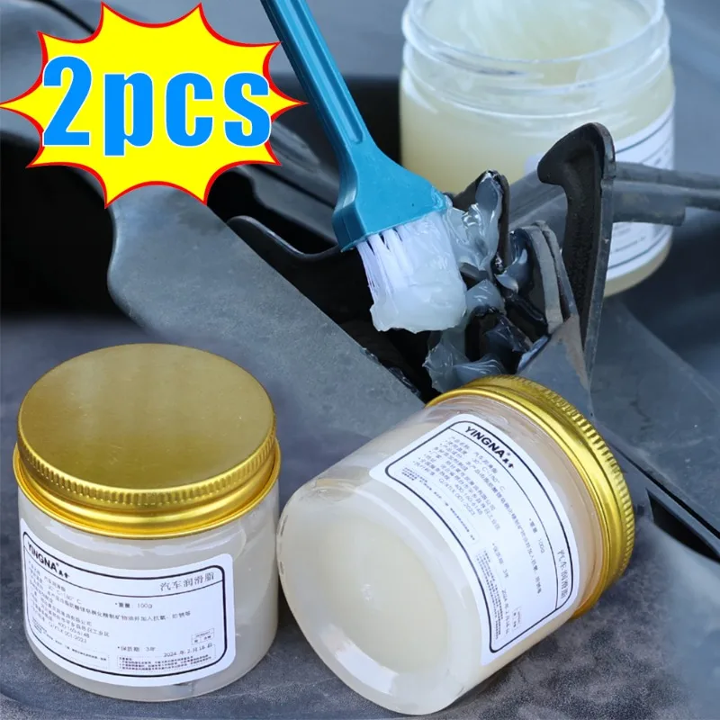 Car Lubricating Grease Set Lithium Track Abnormal Noise Antirust Oil White Mechanical Maintenance Gear Bearing Oil Grease Kit