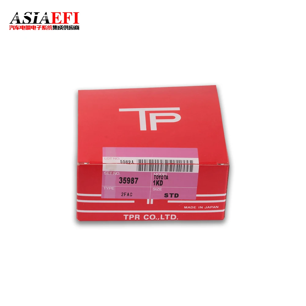 

Высококачественный STD 1KD 1KD-FTV 35987 13011-30040 TP поршневое кольцо для Toyota Hilux Land Cruiser Fortuner 1301130040