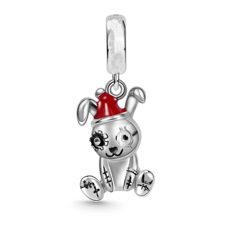 Hot Sale Rabbit Series Pendant Dangle Charm Beads Fit Original 925 Sterling Silver Bracelet DIY Fashion Jewelry Gift