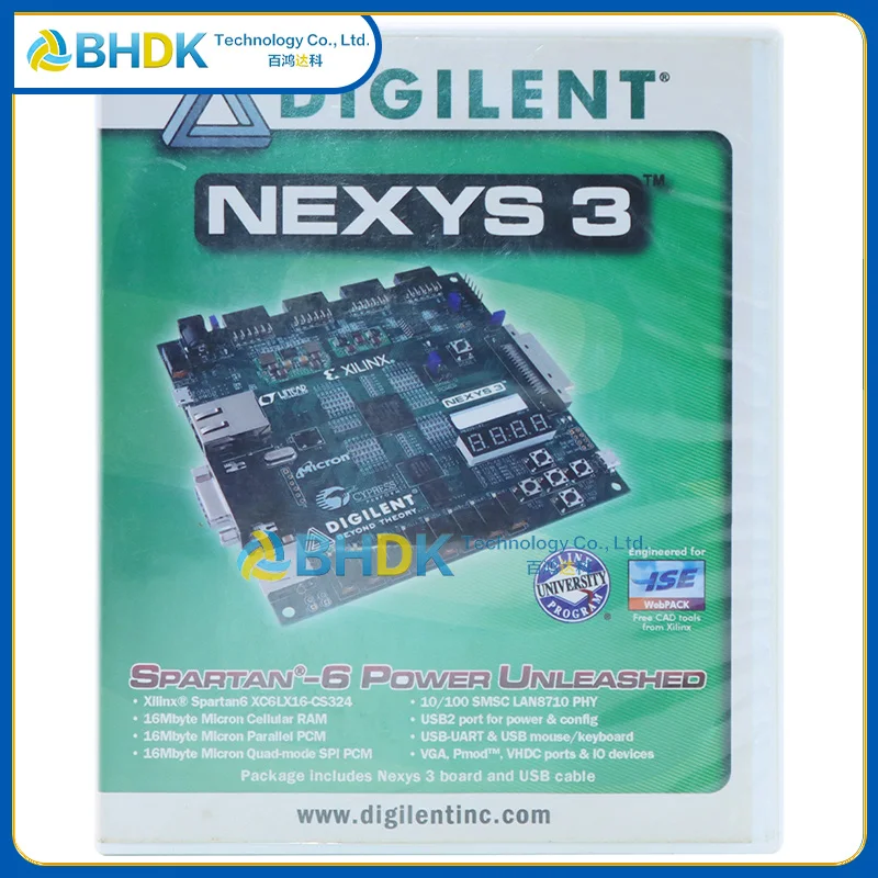 FOR Digilent Nexys3 Board 410-182 Spartan 6 FPGA Development Evaluation Board Original In Stock
