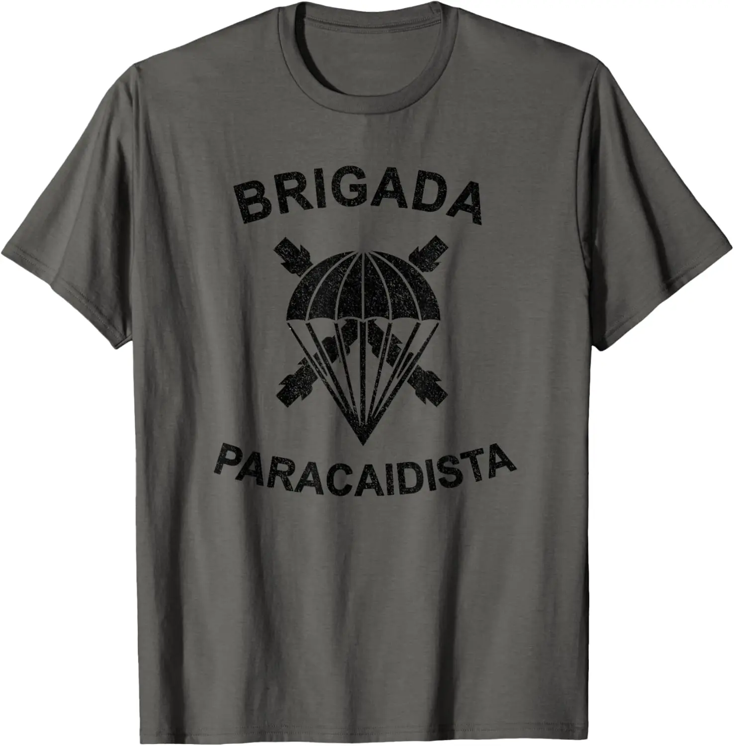 Brigada Paracaidista Bripac Ejército Español Paraca Militar Camiseta Short Sleeve Casual 100% Cotton Shirts