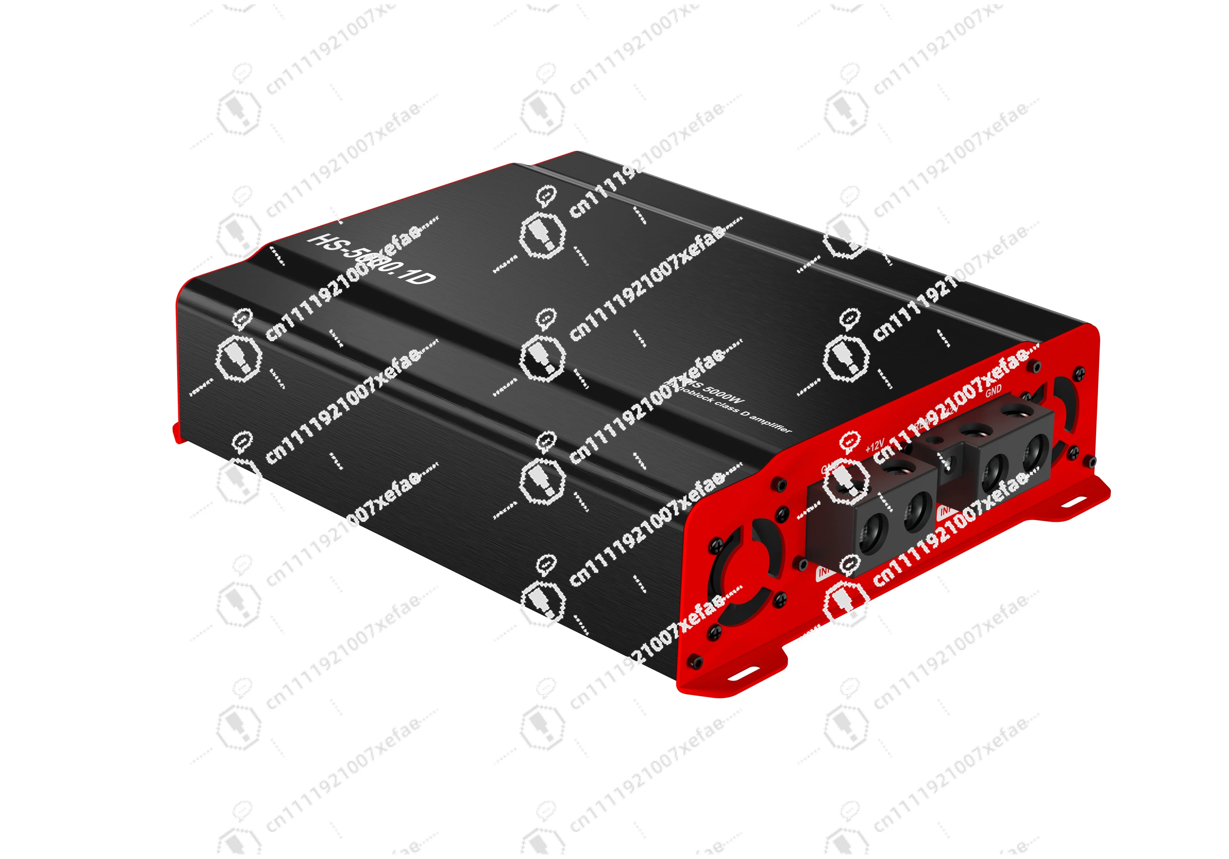 HS-5000.1D RMS 5000W Class D Monoblock Digital Amplifier Automotive Power Amplifier Mono