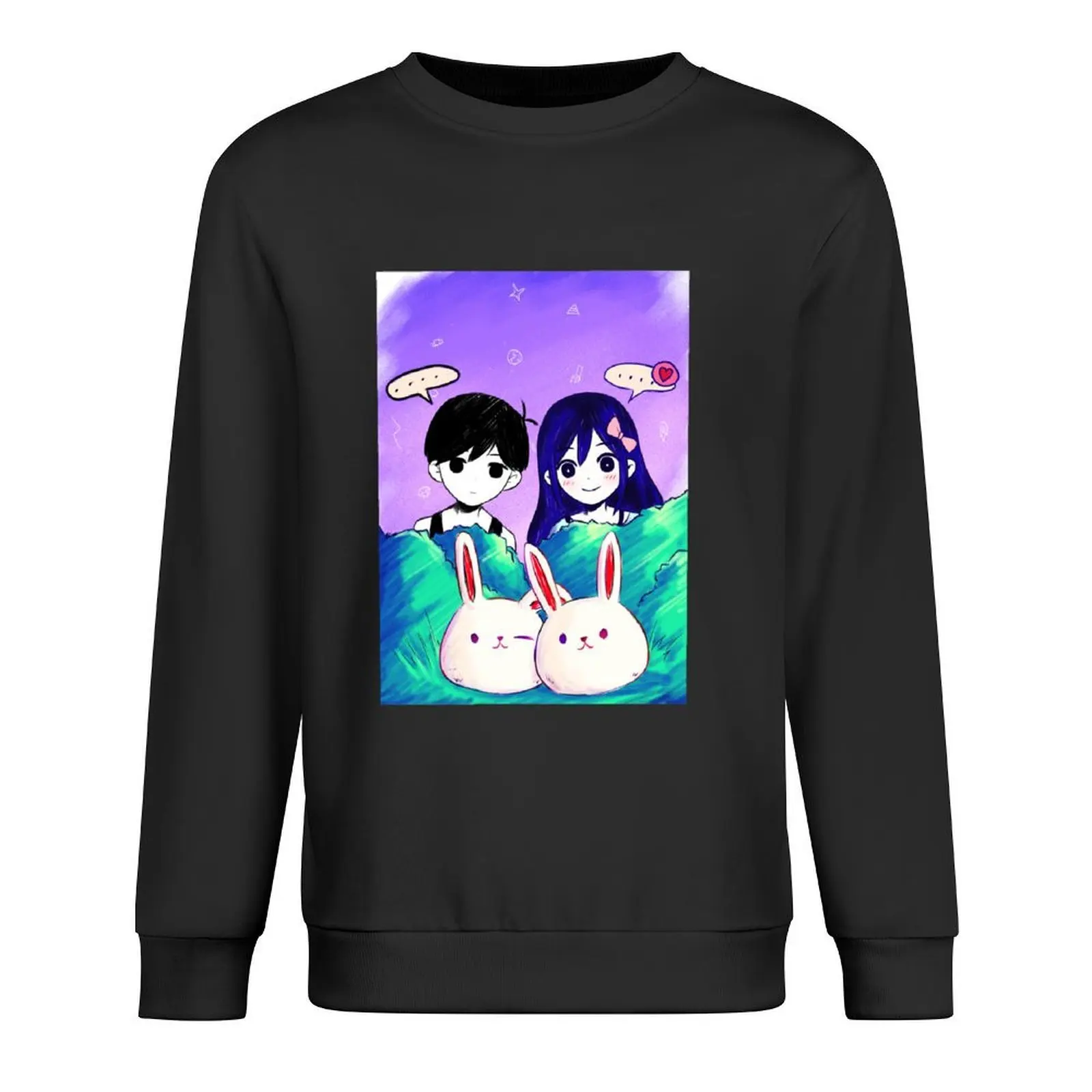 

Omori Mari And Aubrey Tshirt - Omori Game Clothing - Omori Sticker Pullover men's sweat-shirt new sweatshirts