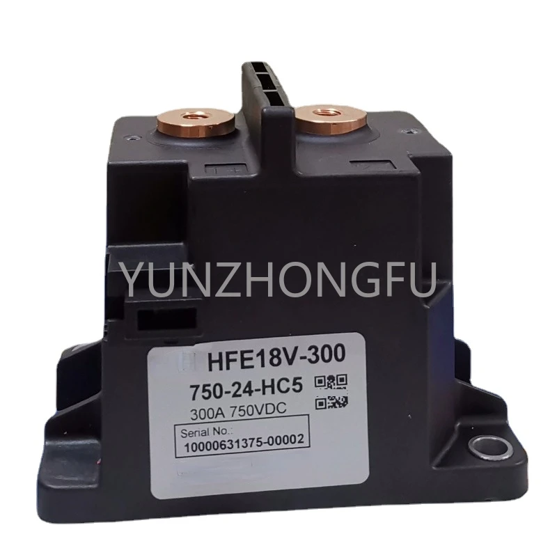 HFE18V-300/750-12 24-HC5 6 High Voltage Relay DC Electrical Contactor 300A750VDC