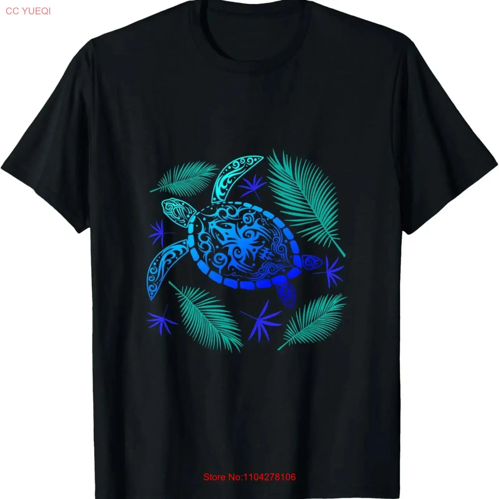 Turtle Palm Tree Vacation Summer Tortoise Funny T Shirt vintage Washed Top For Everyday Wear Comfortable Soft Stretched Casual