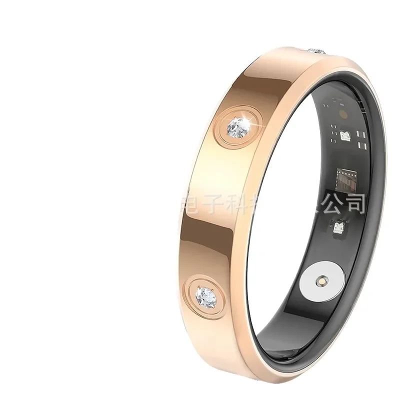 Smart Ring Health Tracker Heart Rate Blood Oxygen Sleep Monitor Bluetooth Fitness Activity Step Counter Wearable Tech for Men