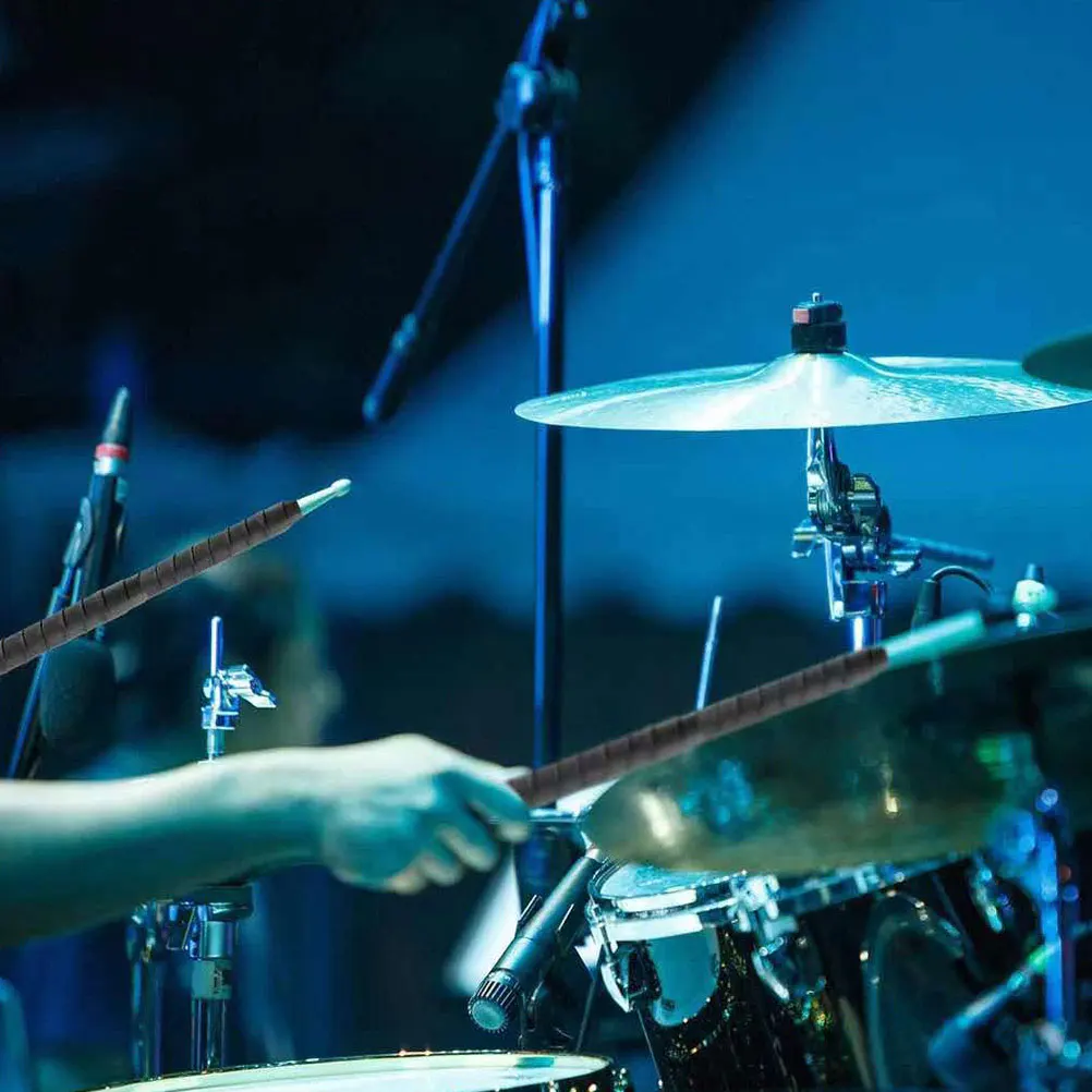 4pcs Drumsticks Sweat Wrap Anti-slip Percussion Accessories Water Absorb Viscous Pu Tape Durability Craftsmanship Musical