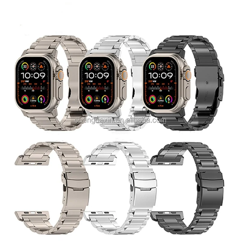 

Титановый ремешок для часов I-образной формы из чистого титана Титановый ремешок для часов для браслета Apple Watch