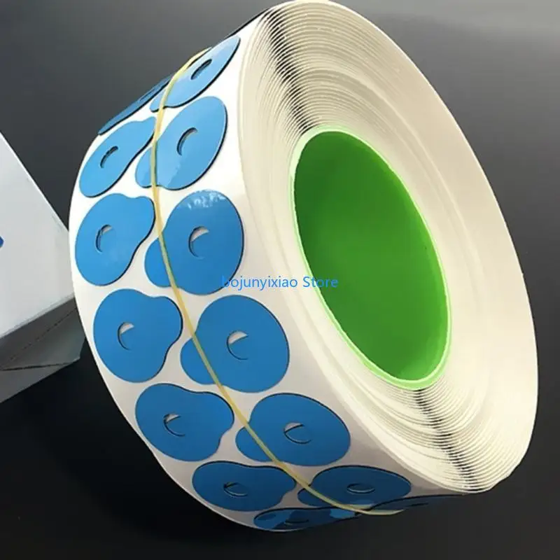 900B 1000PCS العدسة منصات حظر ملصق مزدوج على الوجهين لمعالجة عدسة إدغر تلقائية