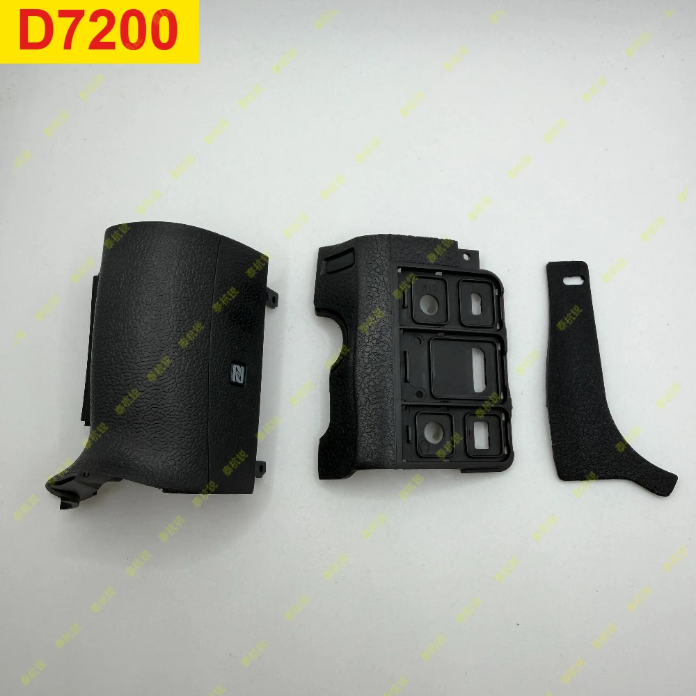 

3pcs/set For Nikon D7100 D7200 Camera Repair Housing Decorated with Hand Grip + Side Shell + Thumb Rubber Camera Part