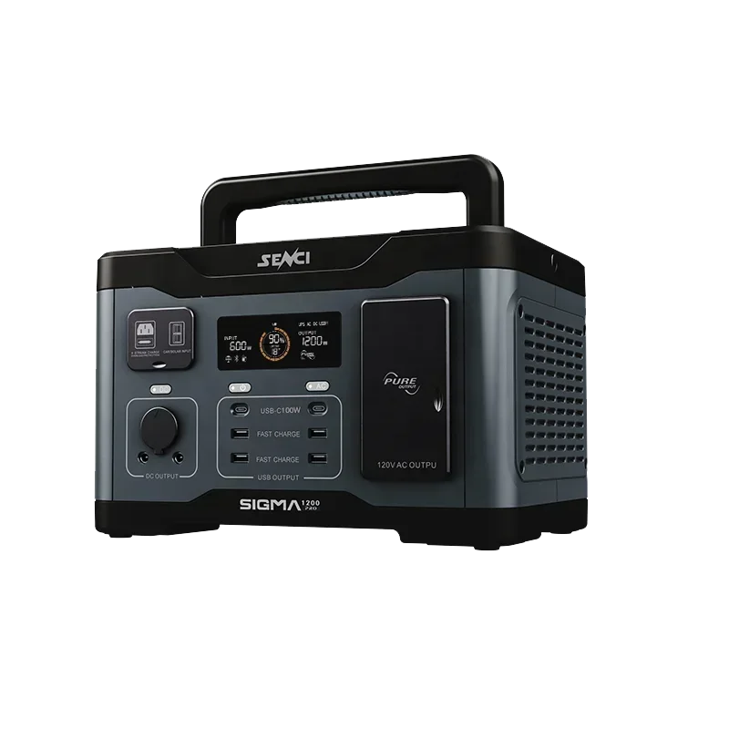 

senci 1200 Вт 921 Втч 110 В постоянного тока инвертор электростанция перезаряжаемый автомобильный источник питания MPPT контроллер вилка европейского стандарта стартер