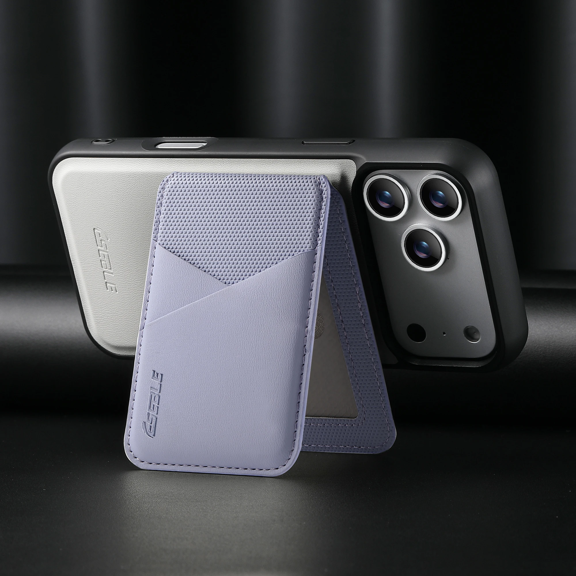 2-in-1 Detachable Magnetic Leather Wallet Phone Case with Color-blocked Card Pocket for iPhone 17/16 Pro Max/15/14/13 view 6