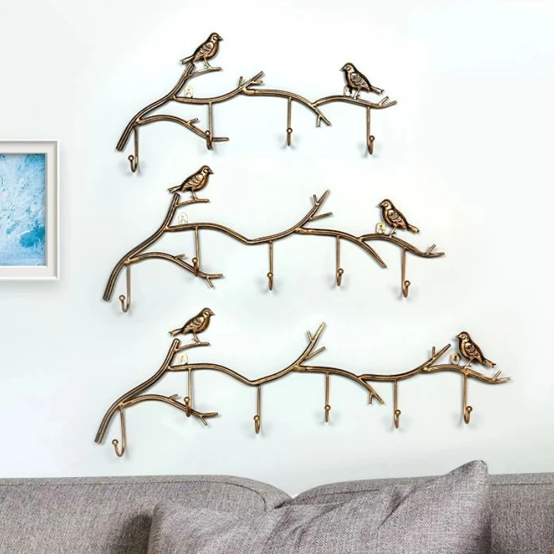 Creative Wall Hanging Clothes Hanger Upon Entering The Doorcoat Rack No Punching Holes At The Entrance Wall Coat Hooks