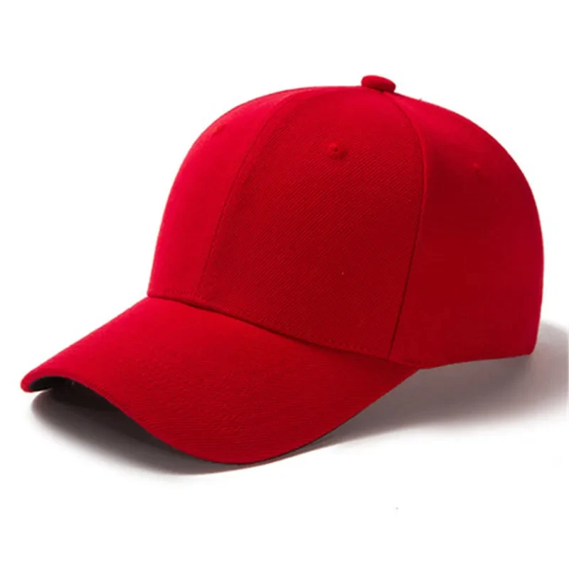 Effen kleur baseball caps voor dames heren zomerzonhoeden verstelbare snapback hoeden unisex straat hiphophoed zonneklep caps