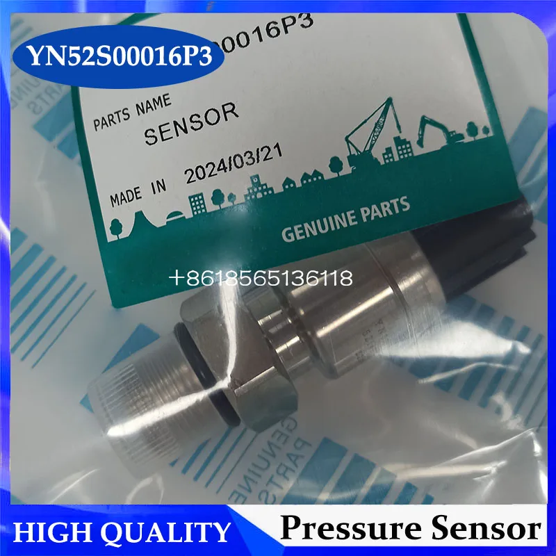 

4.9MPa Pressure Sensor Switch YN52S00016P3 for Excavator SK200-6 SK200-6E SK200-8 SK330LC-6E SK480LC-6E