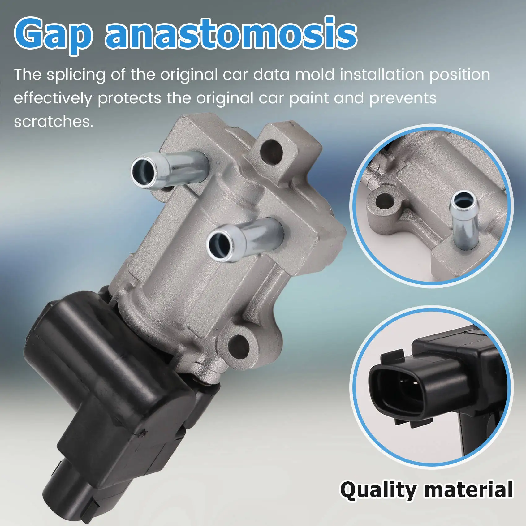 

ABQB-Idle Air Control Valve IACV 22270-66020 136800-1950 22270-70130 For Toyota Crown Altezza Honda Jazz 1.4 2005