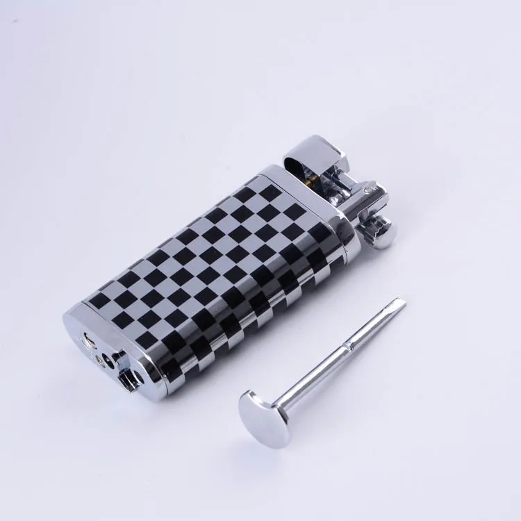 Pipe Lighter Newest and Hottest Explosion of Creative Metal Wind and Air Inflatable Lighters Without Gas