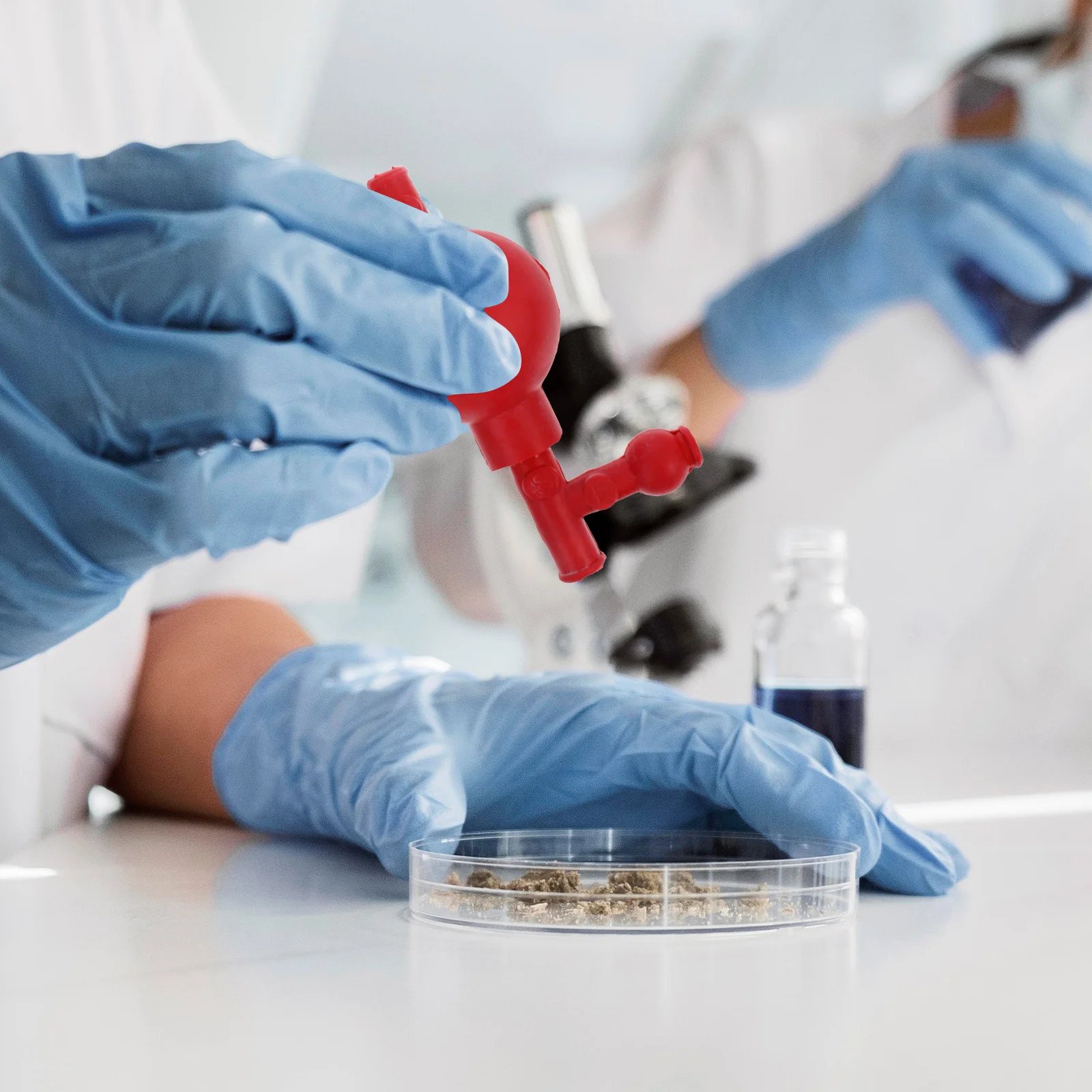 

Lab Pipette Filler Bulb Rubber With 3 Valves Large Capacity For Liquid Transfer Lab Safety Equipment Tool Suction Ball