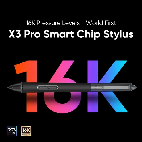 Imagen 2 del producto XP-Pen X3 Pro Smart Chip Stylus Lápiz óptico sin batería para Deco Pro (Gen 2), Artist Pro 14/16 (Gen 2), Artist Pro 22/24 (Gen 2)