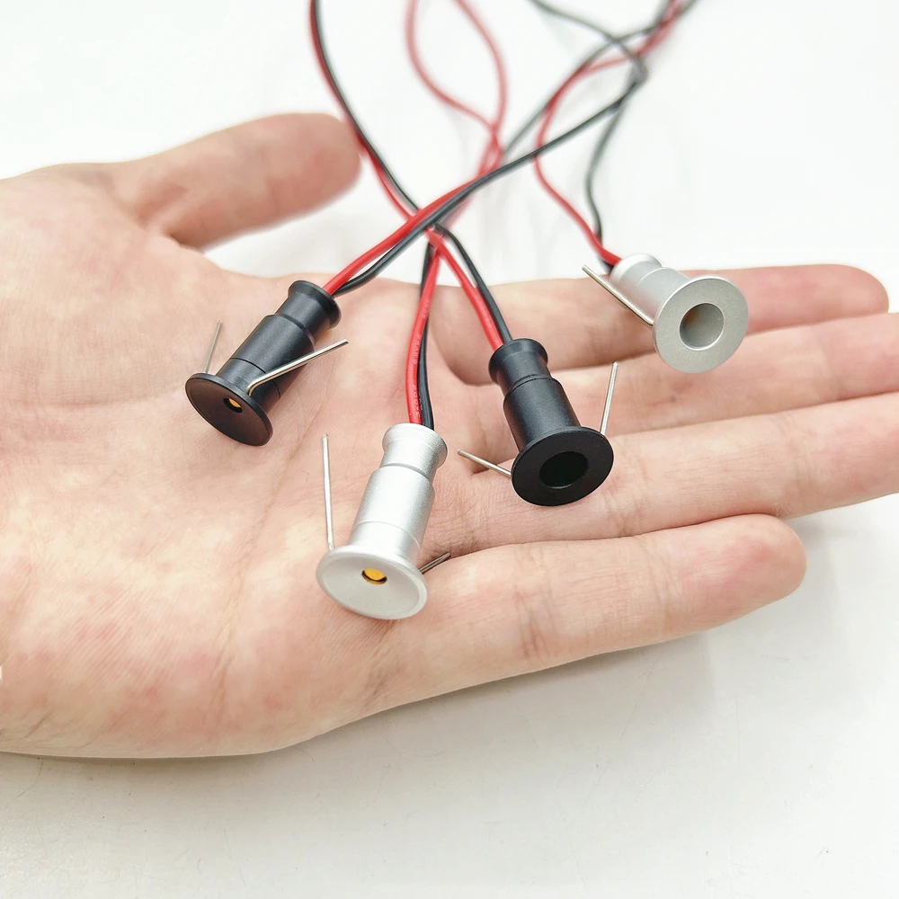 Mini Downlight LED 12V 0.5W Embedded Small Home Spotlight Kitchen Showcase Ceiling Lamp Dimmable 10mm Cutout Recessed Spot Light