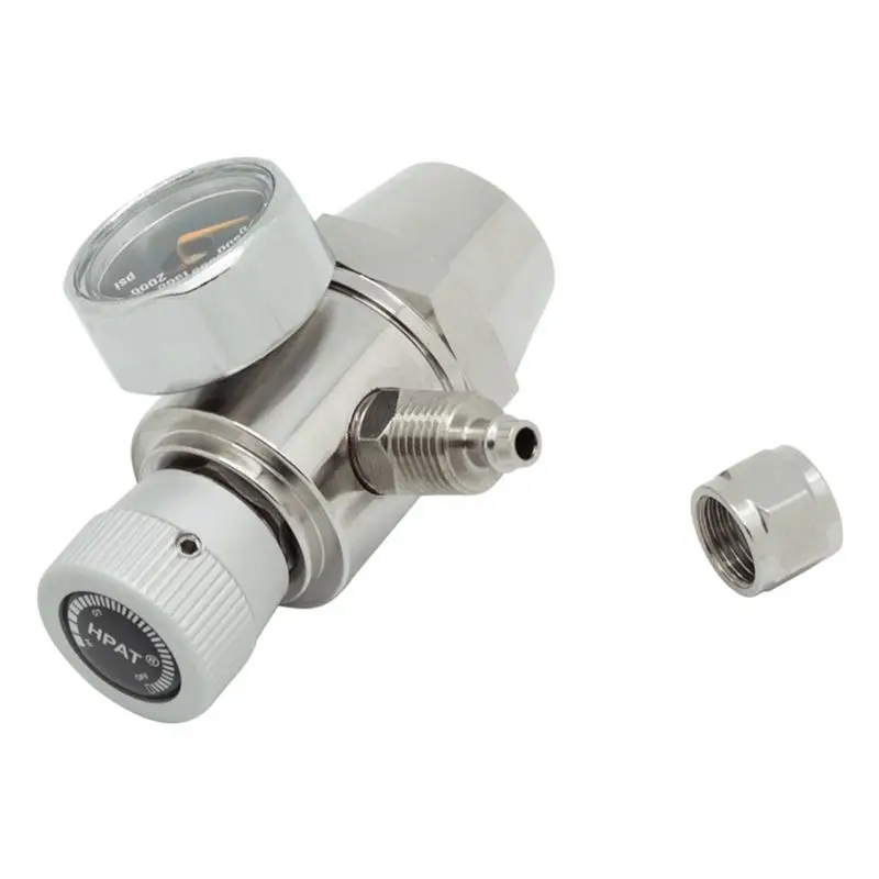 Gen Basic Aquarium Regulator CO2 Regulator 2000Psi Pressure Gauge For 6Mm Suction Tube 5/8-18UNF