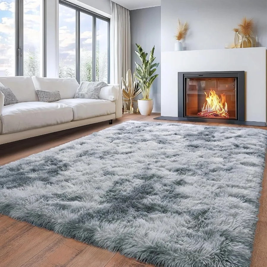 

Area Rugs for Living Room 6x9 Ultra Soft Fluffy Rug for Bedroom Modern Shaggy Carpet Fuzzy Rug for Girls Boys Room Home Indoor