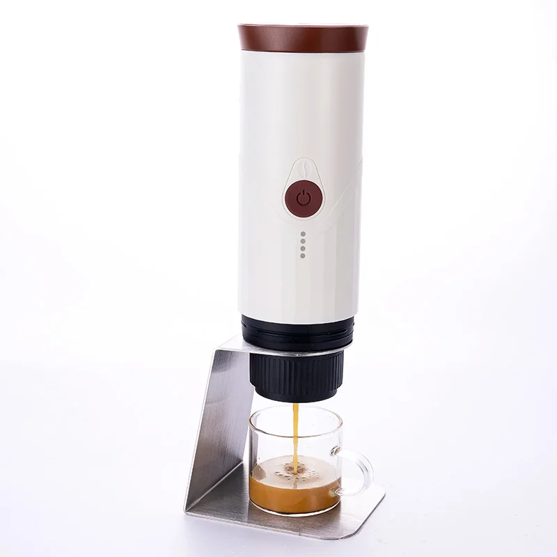 TK03 Portable Espresso Coffee Maker Pod Mini Machine Best-selling Outdoor Coffee Machine USB Aluminum OEM 90 English 5V 50ml