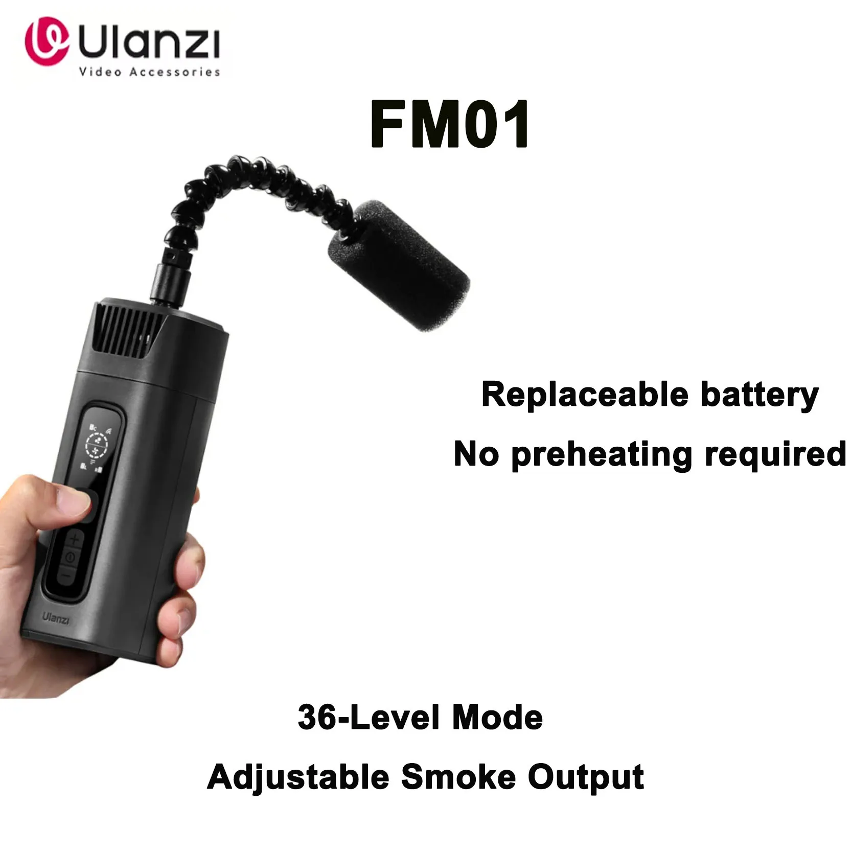 

Оригинальный Ulanzi FM01, портативный дымогенератор для кино и ТВ, ручной дымогенератор, мини-маленький дымогенератор, профессиональная фотография