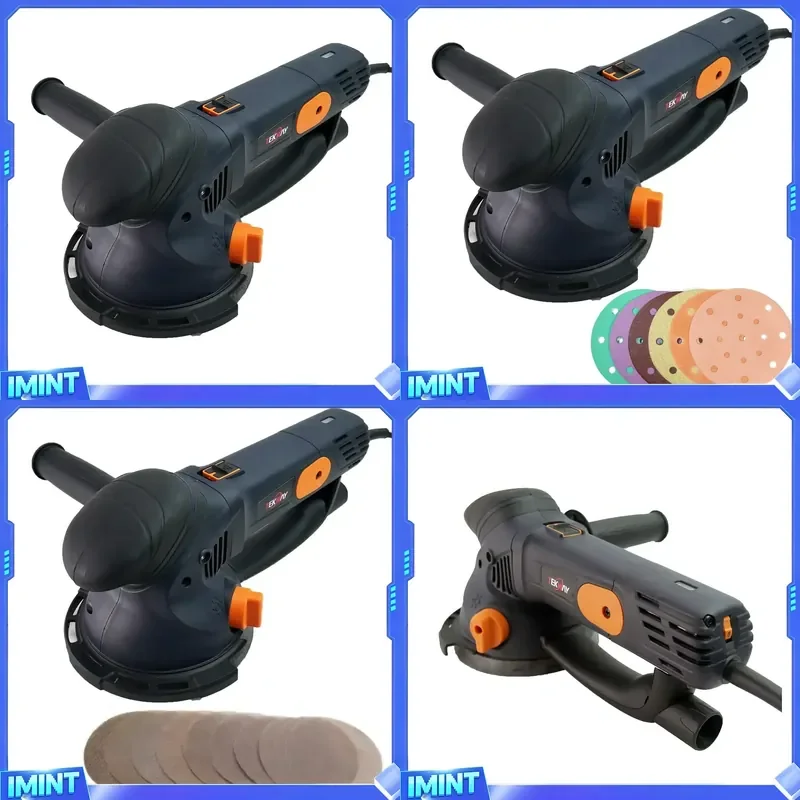 500W Electric Random Orbital Sander 150mm 6inch Backing Pad with Variable Speed