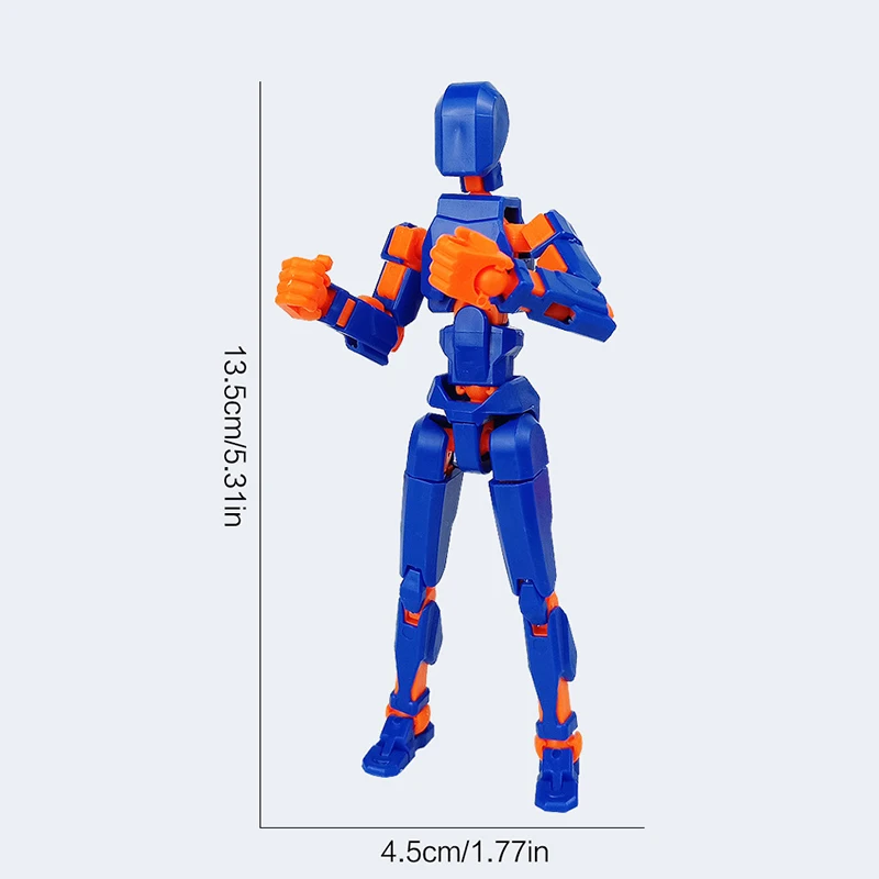 T13 عمل الشكل تيتان 13 عمل الشكل الدمية محظوظ 13 عمل الشكل ثلاثية الأبعاد مطبوعة متعددة المفاصل المنقولة نوفا 13 عمل الشكل لعبة #5