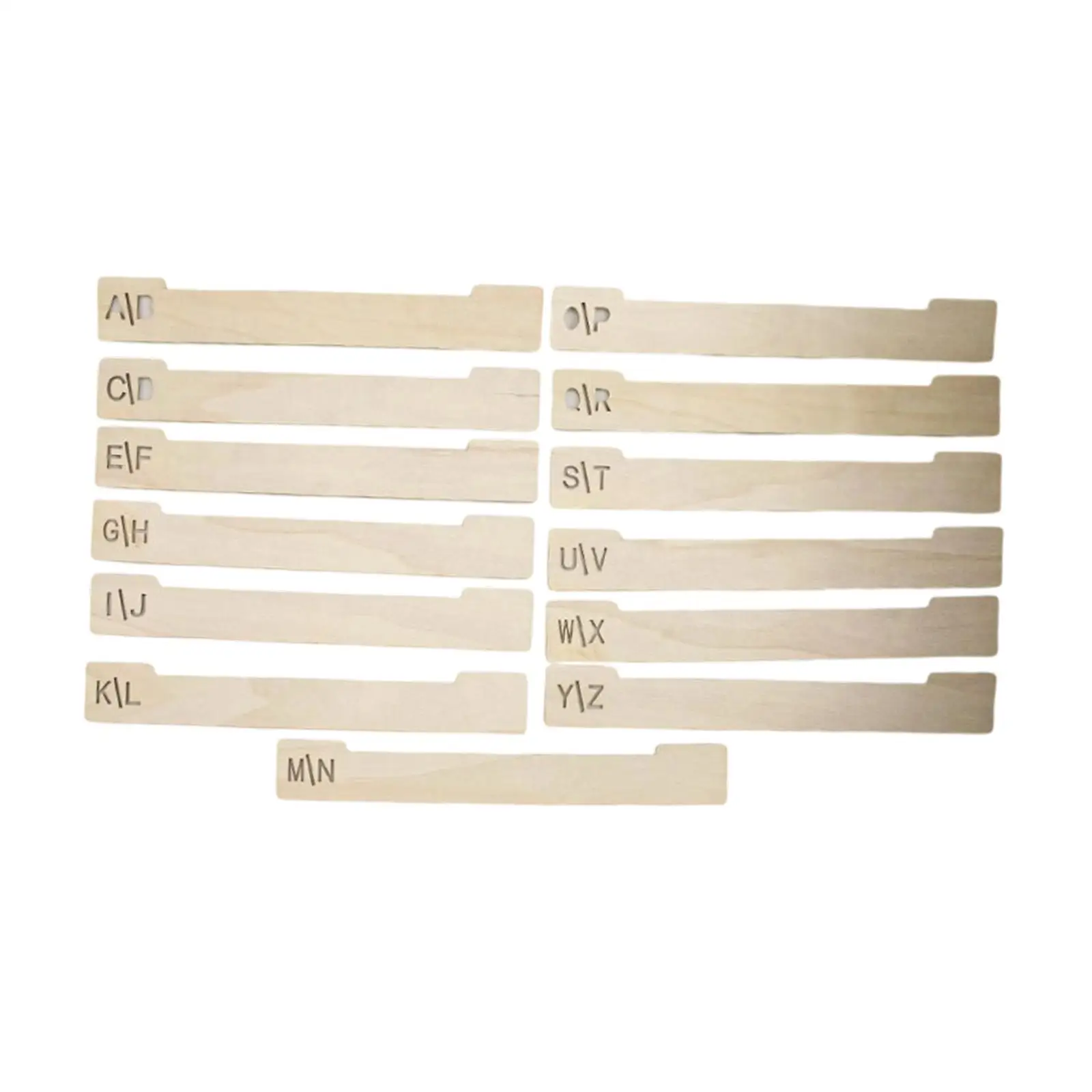Wooden Vinyl Record Dividers A-z Record Storage Separators for Book Shelf Holders