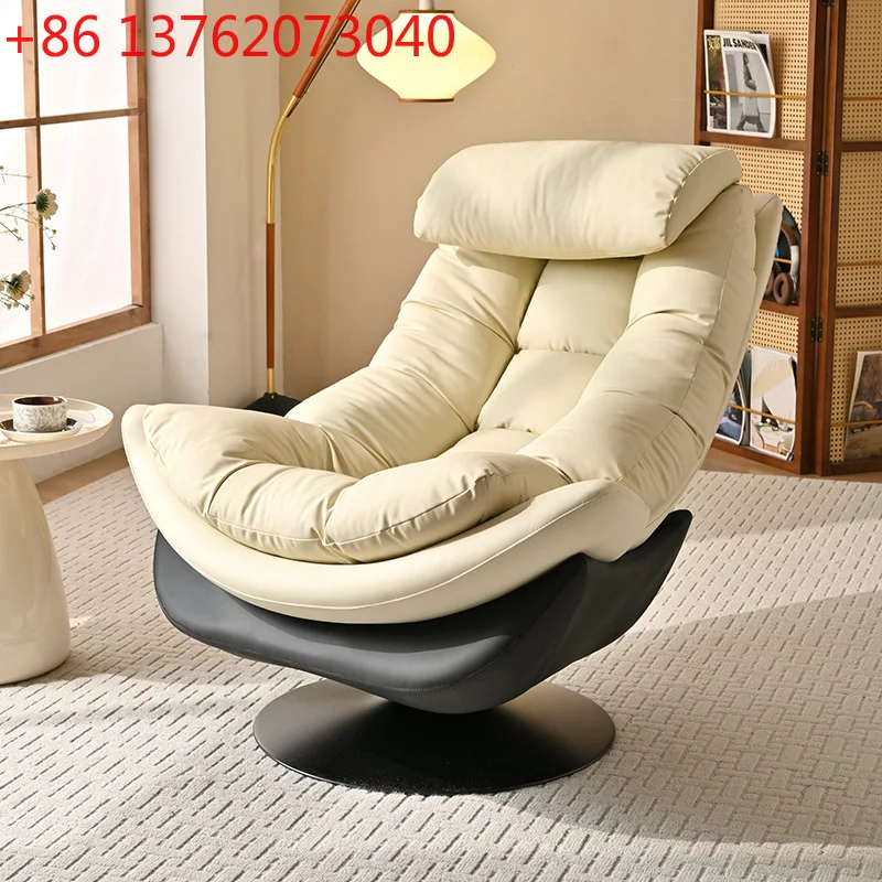 Leichter, luxuriöser Einzelsofastuhl, drehbares Designer-Freizeitsofa