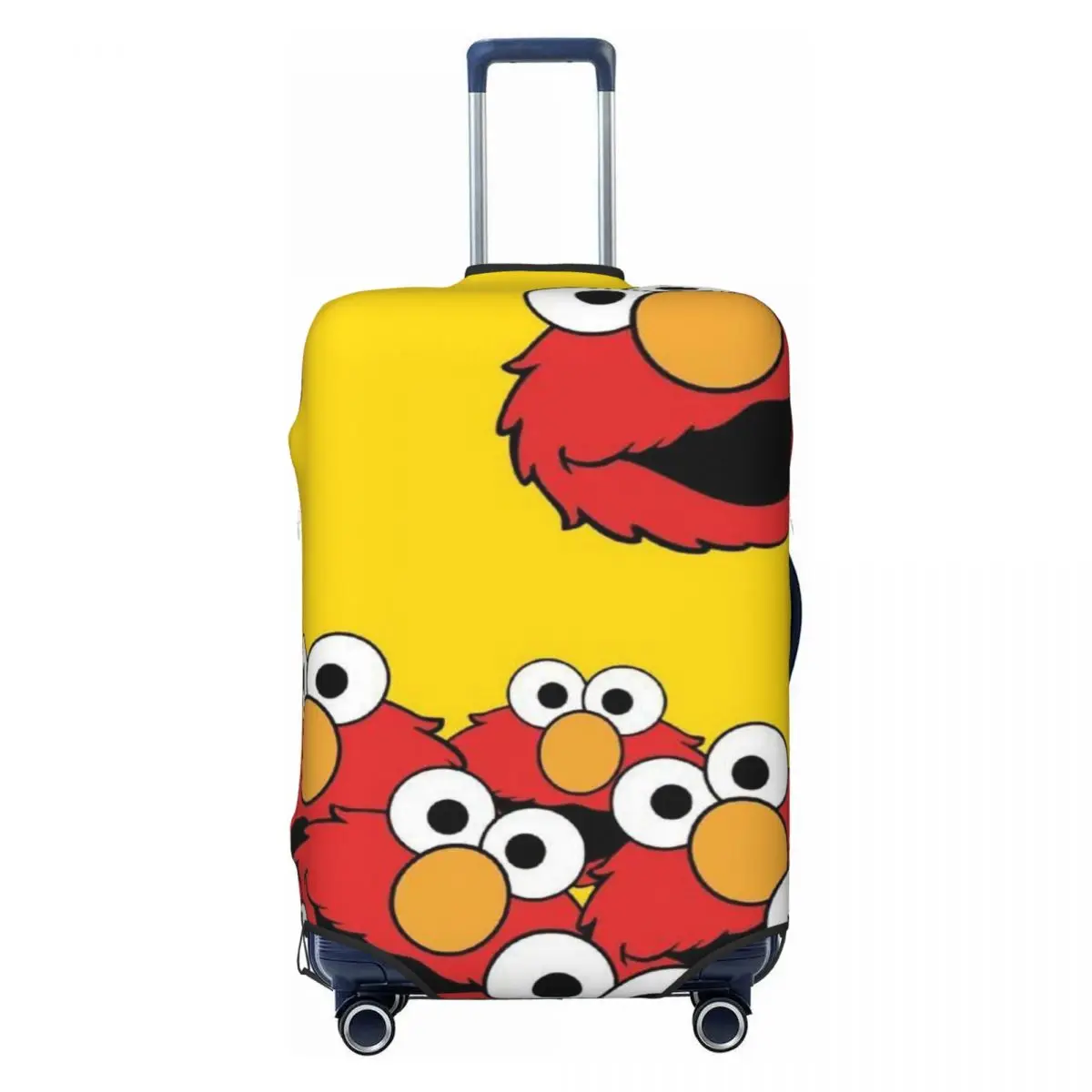 

Custom Cookie Monster ELMO Luggage Cover Protector Funny Travel Suitcase Protective Cover for 18-32 Inch