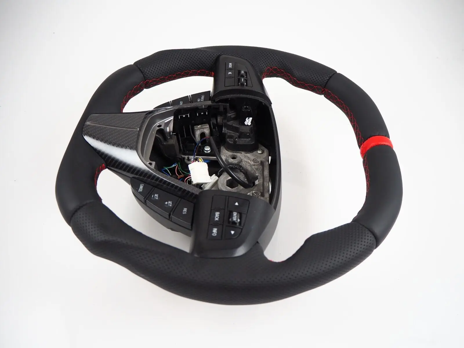 FOR MAZDA III BL 3 MPs Flat Bottom Flatened Top Steering Wheel Included Volante