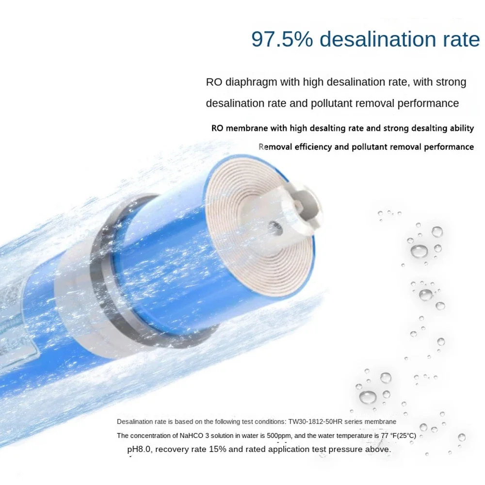 100GPD RO Membrane TFC 2012 Reverse Osmosis Filter Replacement for Home Purification System