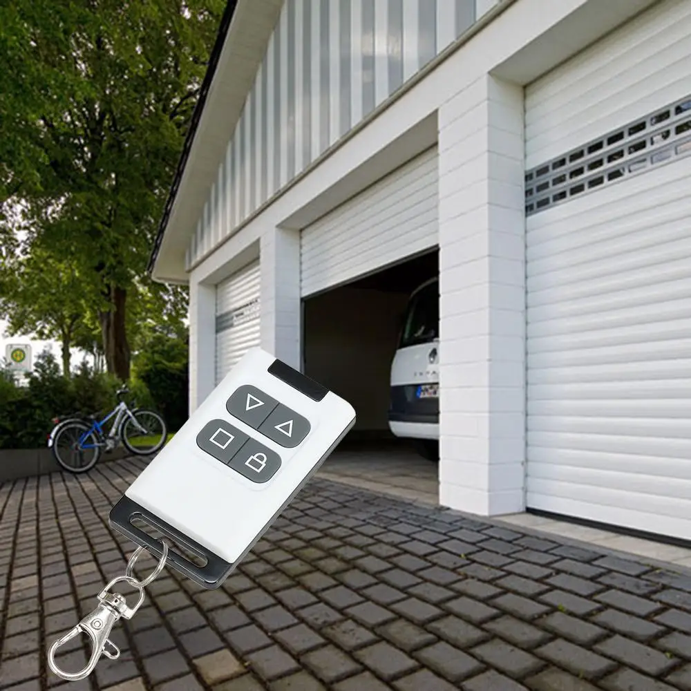 Universal 300-915MHz Garage Door Clone Remote Control 4 Keys 433MHz Cloning Remote Control Copy Electric Gate Remote Controller