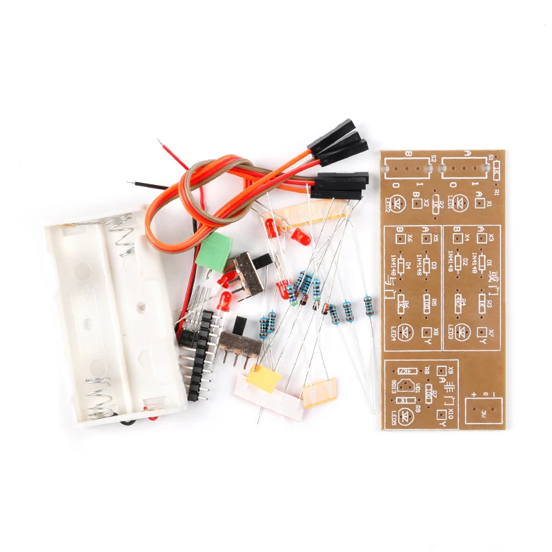 個別のコンポーネントゲート回路キットとゲートまたはゲートなし-実用的なトレーニング繊細なデジタル回路教育言語