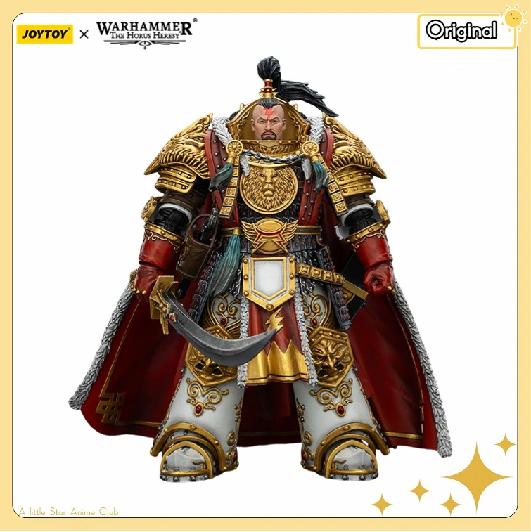 

【Pre Sale】 JOYTOY 1/18 Action Figure Warhammer The Horus Heresy White Scars Jaghatai Khan Primarch of The Vth Legion Toy